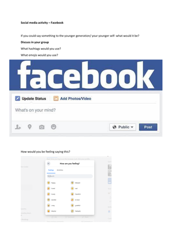 Social media platform to inspire - Facebook