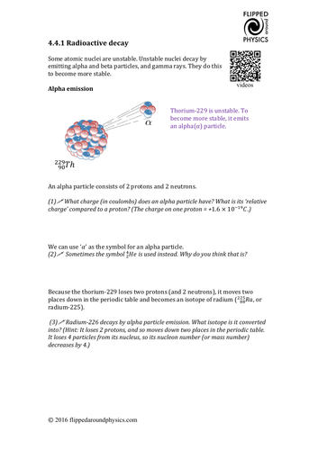 Radioactive decay