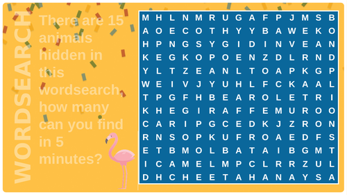 Wordsearch PowerPoint