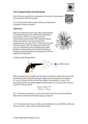 Conservation of momentum