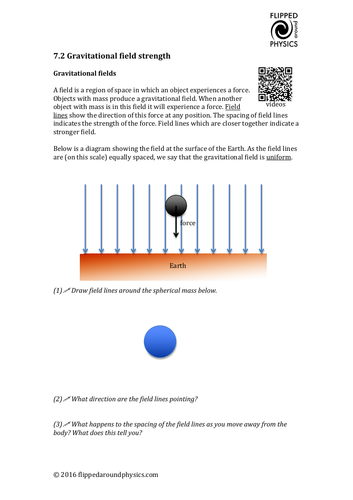 Gravitational Field Strength Teaching Resources