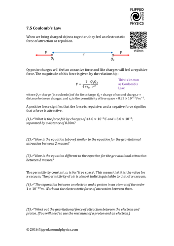 Coulomb's law