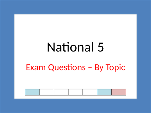 national 5 prose essay questions