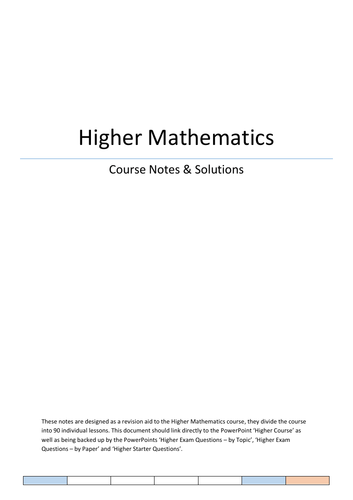 higher-course-notes-teaching-resources