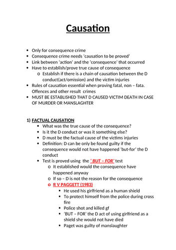 a level law fault essay