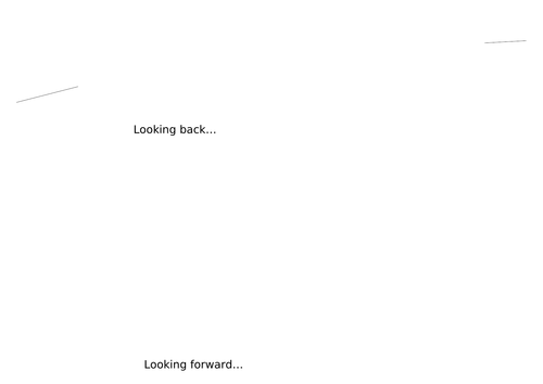 Transition activity - 'Looking back, looking forward' PSHE