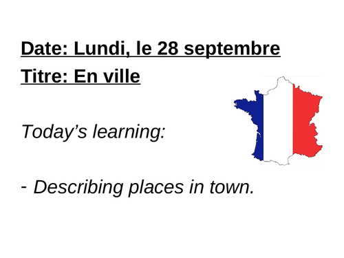 AQA / EDEXCEL Studio GCSE French (Foundation) – Module 1 – En ville – Page 8