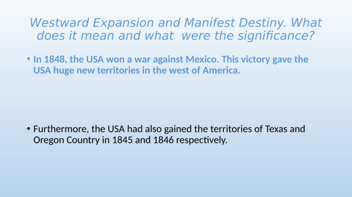 What was the Westward Expansion and its significance?