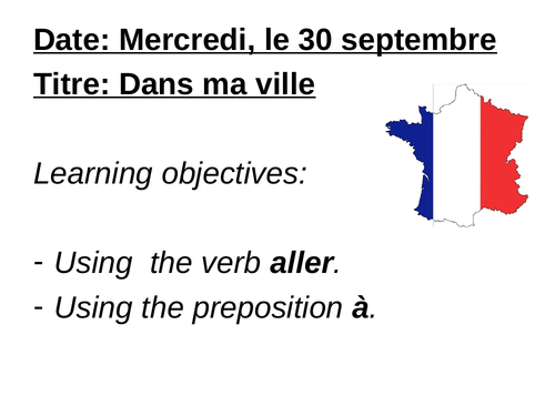 AQA / EDEXCEL Studio GCSE French (Foundation) – Module 1 – En ville – Page 9