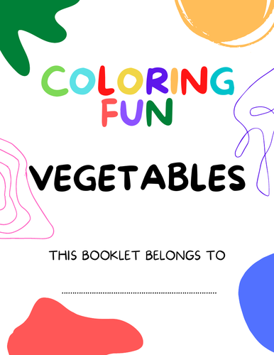 Coloring Fun -Vegetables
