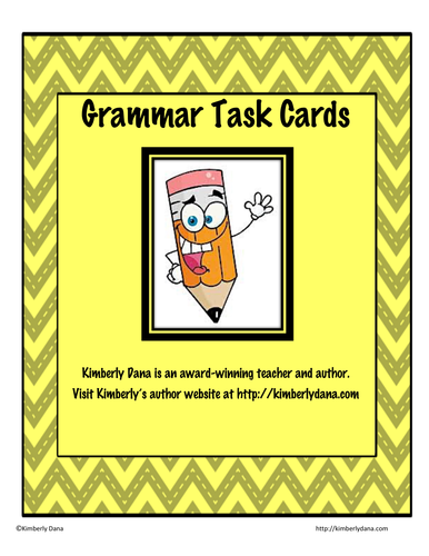 Grammar Task Cards