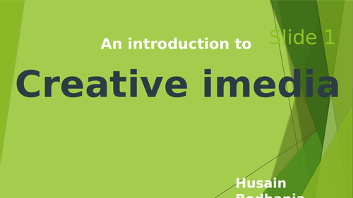 creative imedia introduction