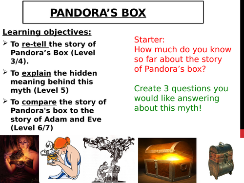 Myths and Legends: Pandora's Box