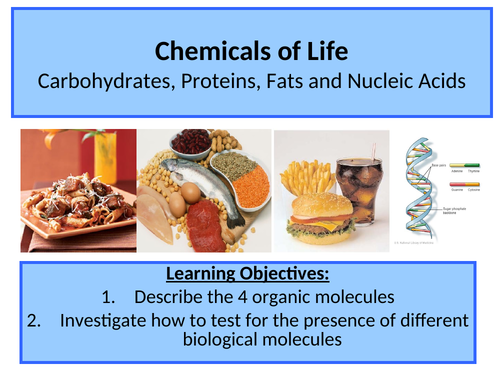 KS4 - Biological Molecules & Food Tests