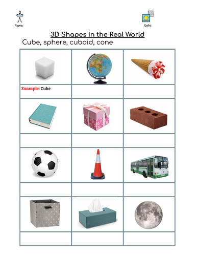 3D Shapes in the Real World - SEN - Functional Skills