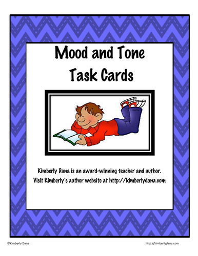 Mood and Tone Task Cards