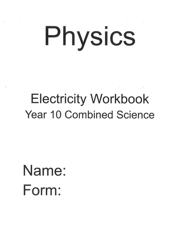 Physics Electricity Workbook