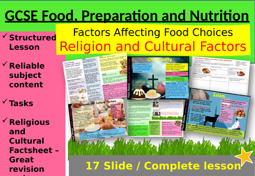 Factors affecting Food Choices: Religion