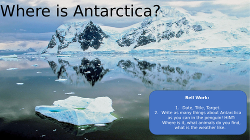 Antarctica Lesson KS2/KS3 Geography