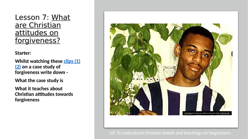 Teachings on forgiveness - Lesson 7 of Crime and Punishment