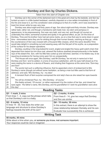 Edexcel Mini mocks for Language Paper 1