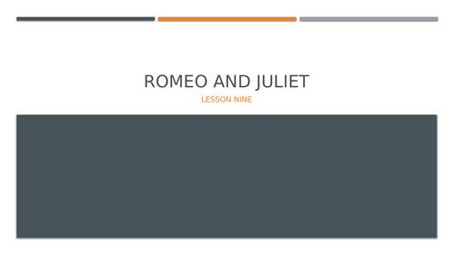 Romeo and Juliet: The Ball
