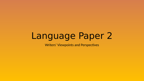 AQA English Language Paper 2 Question 3 Trains | Teaching Resources