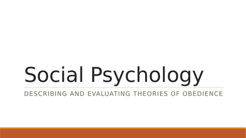 Social Psychology - Prejudice and Discrimination