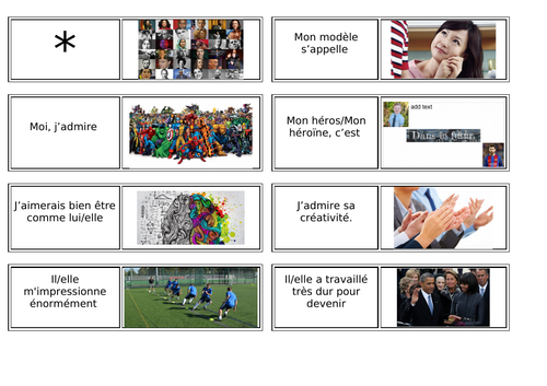 AQA / EDEXCEL Studio GCSE French (Higher) – Module 1 – La personne que j’admire – Page 20 - Game