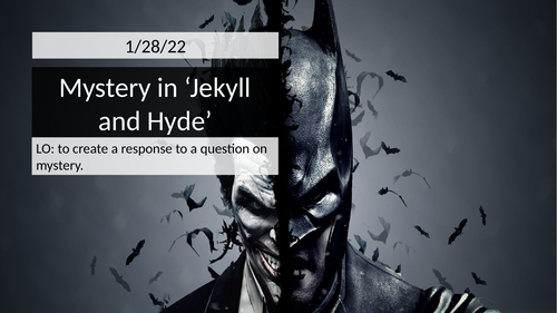 The theme of mystery in 'The Strange Case of Dr Jekyll and Mr Hyde'.