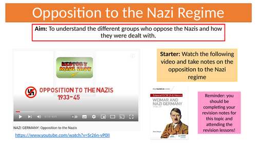 Opposition to the Nazi Party