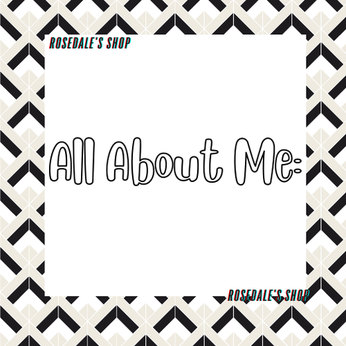All About Me | Back To School Resource