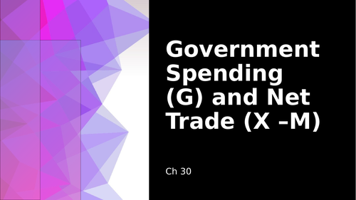 IAL Economics Unit 2 Government Spending and Net Exports