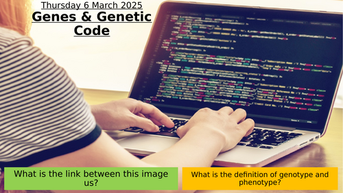 8.1 - Genes & The Triple Code