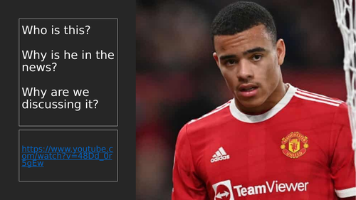 Domestic Violence and Abuse (Mason Greenwood Response Lesson)