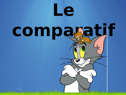 Comparative adjectives