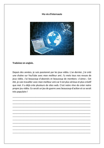 AQA / EDEXCEL Studio GCSE French (Higher) – Module 2 - Ma vie d’internaute – Pages 36 - 37