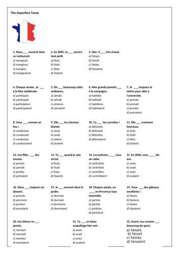 AQA / EDEXCEL Studio GCSE French (Higher) – Module 2 - La lecture – Page 38 - Imperfect
