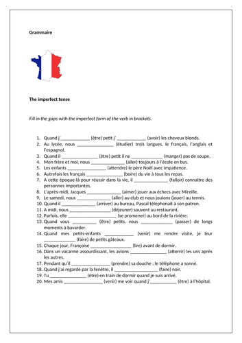 AQA / EDEXCEL Studio GCSE French (Higher) – Module 2 - La lecture – Page 38 - Imperfect tense