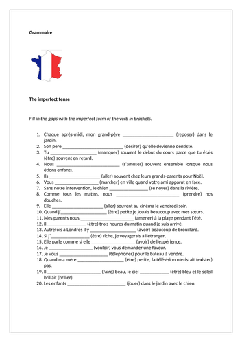 AQA / EDEXCEL Studio GCSE French (Higher) – Module 2 - La lecture – Page 38 - Imperfect tense