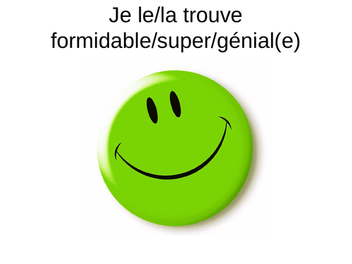 AQA / EDEXCEL Studio GCSE French (Higher) – Module 2 - Mes émissions préférées – Page 40 - Vocab