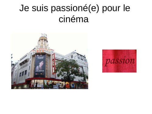 AQA / EDEXCEL Studio GCSE French (Higher) – Module 2 - Zoom sur le cinéma – Page 42 - Vocabulary
