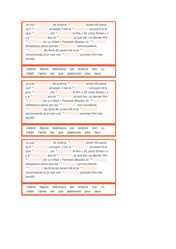 Le cinéma / Les films / Cinema / Films