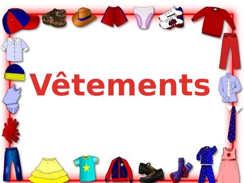 Les v tements Clothes Teaching Resources