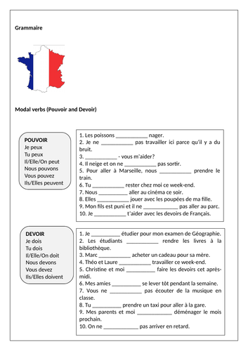AQA / EDEXCEL Studio GCSE French (Higher) – Module 3 - C’est bientôt dimanche? – Page 56 - Grammar