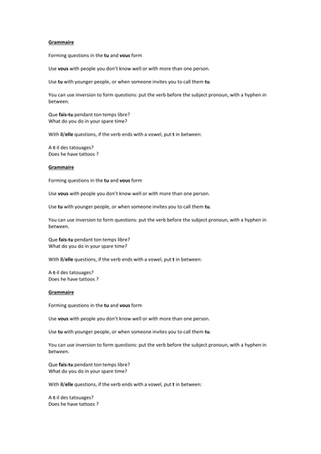 AQA/EDEXCEL Studio GCSE French (Higher) – Module 3 - On peut se tutoyer? – Page 60