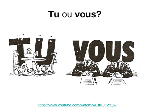Forming questions in the tu and vous form in French
