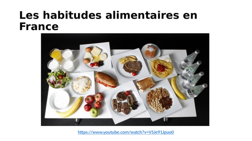 La cuisine en France / Food in France
