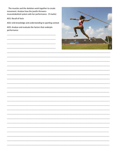 Muscular Skeletal system long answer question