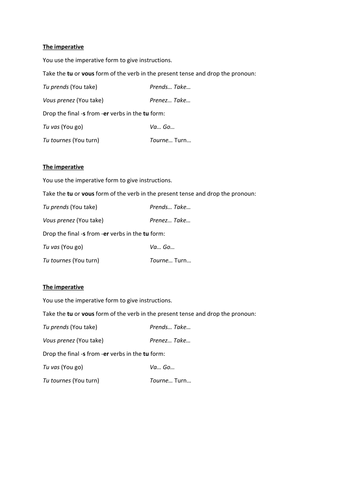 AQA/EDEXCEL Studio GCSE French (Higher) – Module 4 – Point de départ 2 – Page 76 - Grammar